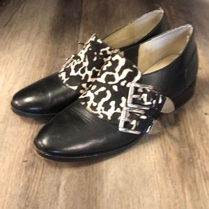 Michael Kors Calf Hair Double Monk Strap Loafers Size 6 - N135